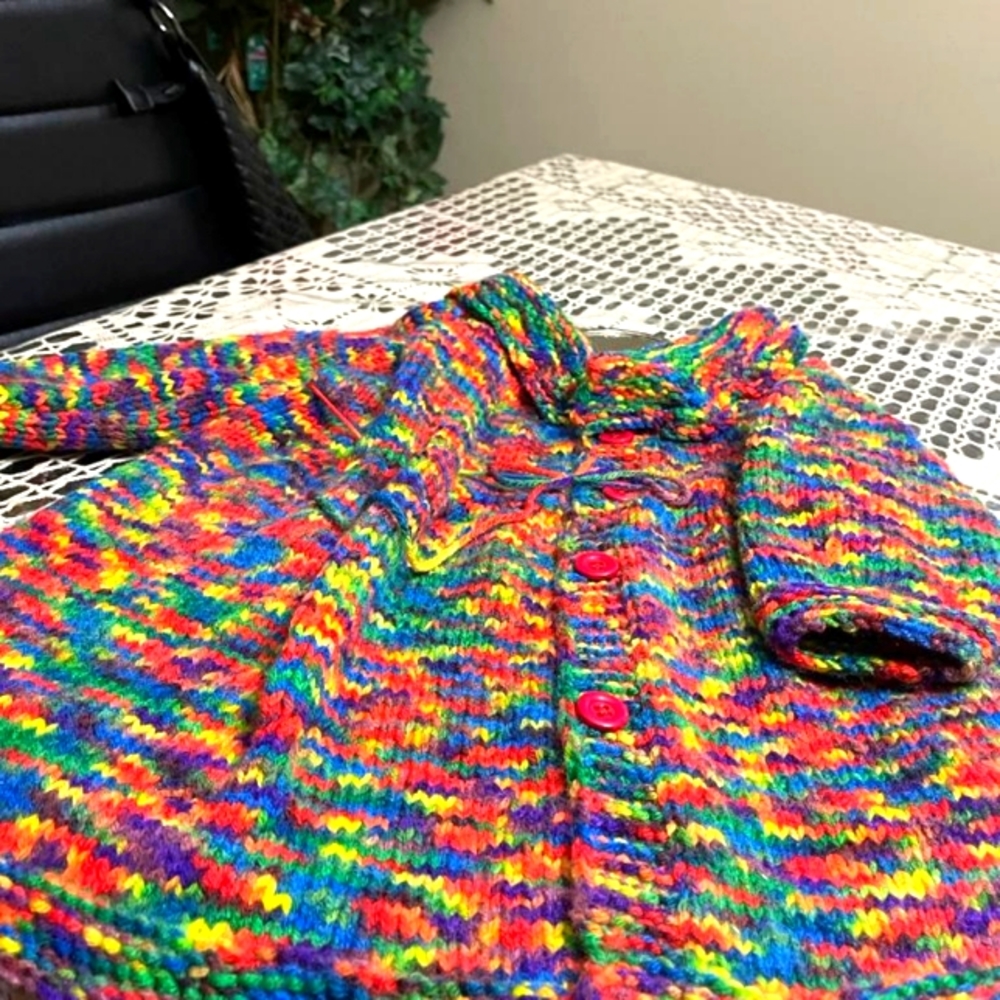 HandMade Rainbow 🌈 sweater